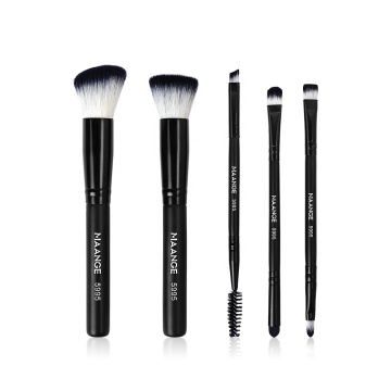 Professional Makeup Brush Set - MAANGE 5PCS Double-Ended Eyebrow & Eyelash Concealer