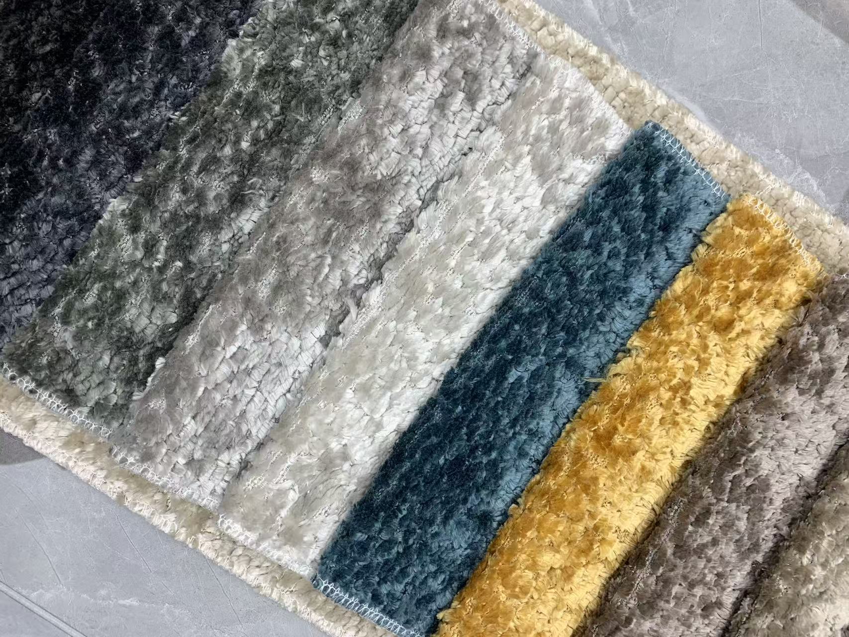 Polyester Long Plush Upholstery Fabric For Furniture