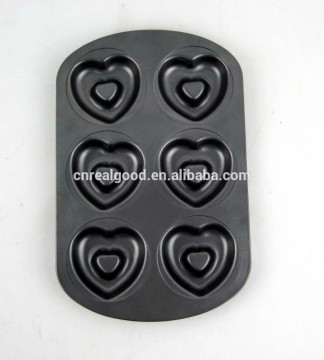 300064 Heart Shape 6 Cups Cake Pan