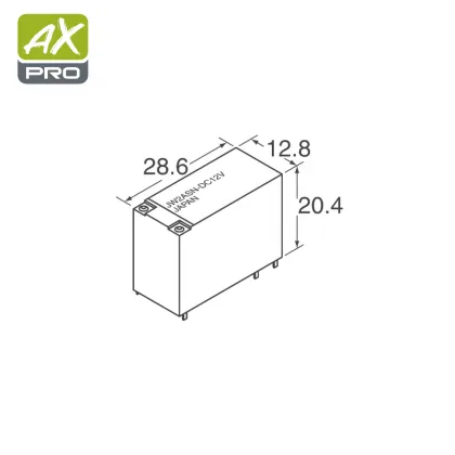 Panasonic JW2SN-DC24V Power Relay 24VDC 5A DPDT - Original Stock for Industrial Equipment