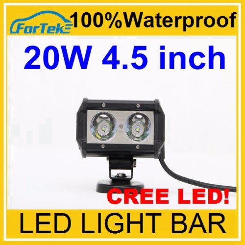 One Row 20w 4.5 inch cree offroad led light bar