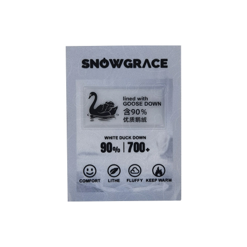 Label Bawah Fitur Khusus Warna Kristal