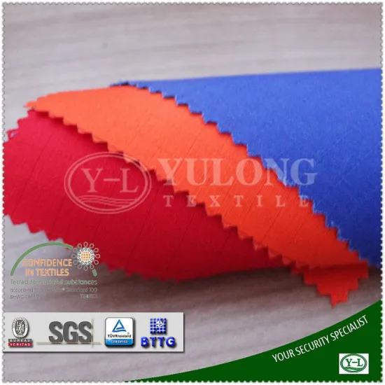 manufacture wholesale alibaba Big branded fireproof plain fabric Oeko-tex 100