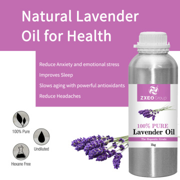 Aceite de lavanda 100% puro aceite esencial de lavanda para cabello de masaje de lavanda aceite