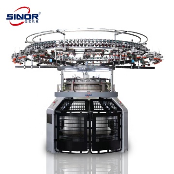 34 Dia Single Jersey Fabric 3 Thread Circular Knitting Machine