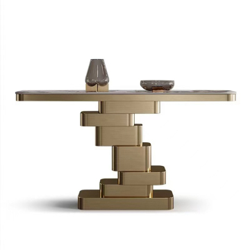 Élégant haut de table nordique en pierre nordique: Amélioration de votre couloir, console et décor de salon