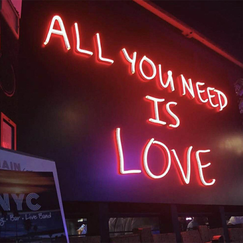 ALL YOU NEED IS LOVE NEON SIGN