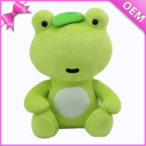 8" Sitting Adorable Stuffed Green Frog Toy, Green Frog of Stuffed Toys, Soft Toys Frog