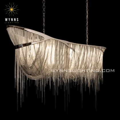 Grand Atlantis LED Pendant Lighting - Dragon Design Tassel Chain Suspension Lamp