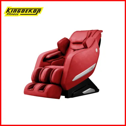 S shape massage chair black