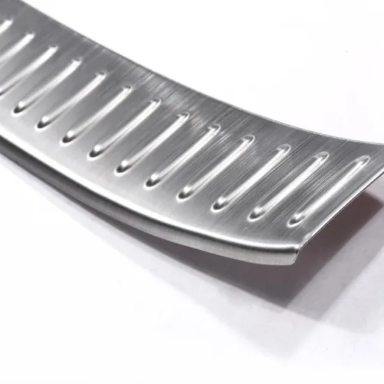 Stainless Rear Bumper Inner/Outside Sill Plate Protector for Mercedes-Benz C-Class W205 (C200/C180/C260/C63) 2015-2016