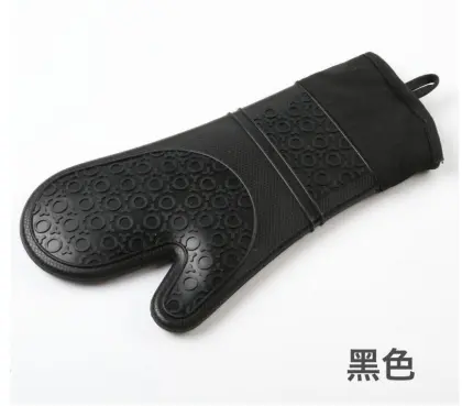 New Silicone Long Oven Grill Gloves Mitt