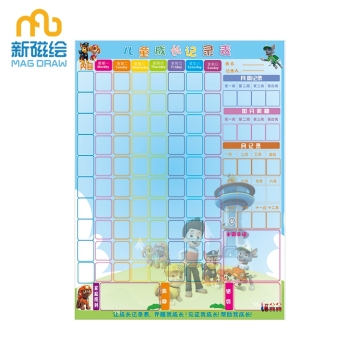 Magnetic Chalkboard Kid Reward Chore Chart