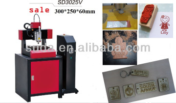 Suda Small CNC Router / CNC ENGAVER / CNC Cutter พร้อมมอเตอร์แกนหมุนสองตัวควบคุม 3D CNC --- SD3025V