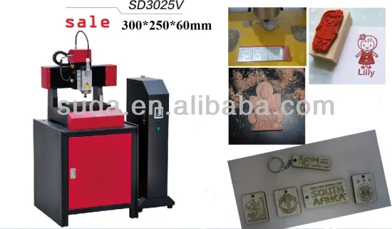 SUDA SMALL CNC ROUTER /CNC ENGAVER/ CNC CUTTER WITH TWO SPINDLE MOTOR 3d cnc control ---SD3025V