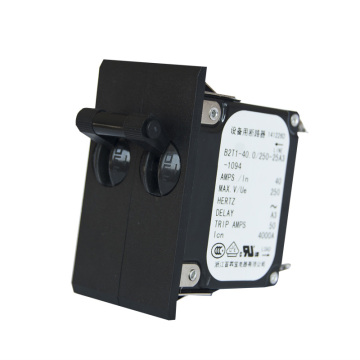 BSB B2 Hydraulic Magnetic Circuit Breaker - 1 Pole/2 Poles, 250V/240V/450V, 50A for Equipment PDU UPS