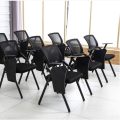 Foldable Office Chair with Integrated Writing Tablet