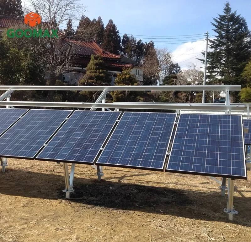 Goomax Customizable Ground Screw Foundation for Solar Ground Mount Systems