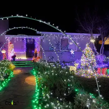 Leather String Light Led Waterproof Christmas Leather String Lights Wedding Holiday Decoration Curtain