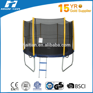 8x11ft highten high quality oval Trampoline with Enclosure