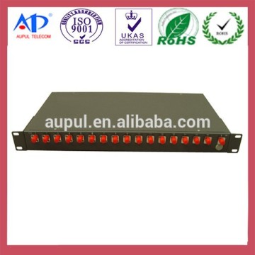 Rack Mount Optical Splitter 1*16 SC Connector Rack 19"