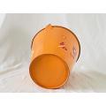 4L Orange decal metal bucket