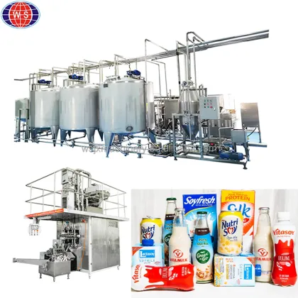 Fresh Soy Milk Production Line: Soya Milk Processing Equipment