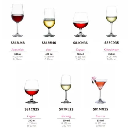 Libby Brand Red Wine Glasses Goblet Set