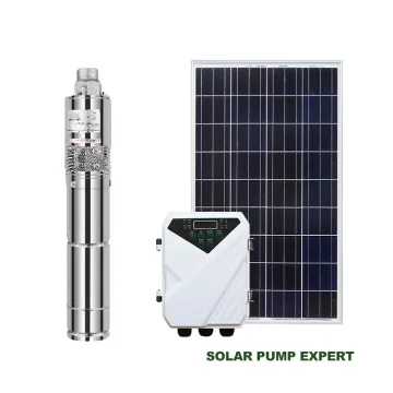 48 Volt 3 Inch Submersible Solar Water Pump with Panels - DIHE DC Pumps