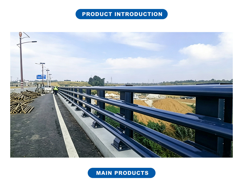 Steel Bridge Anti-Collision Guardrail X