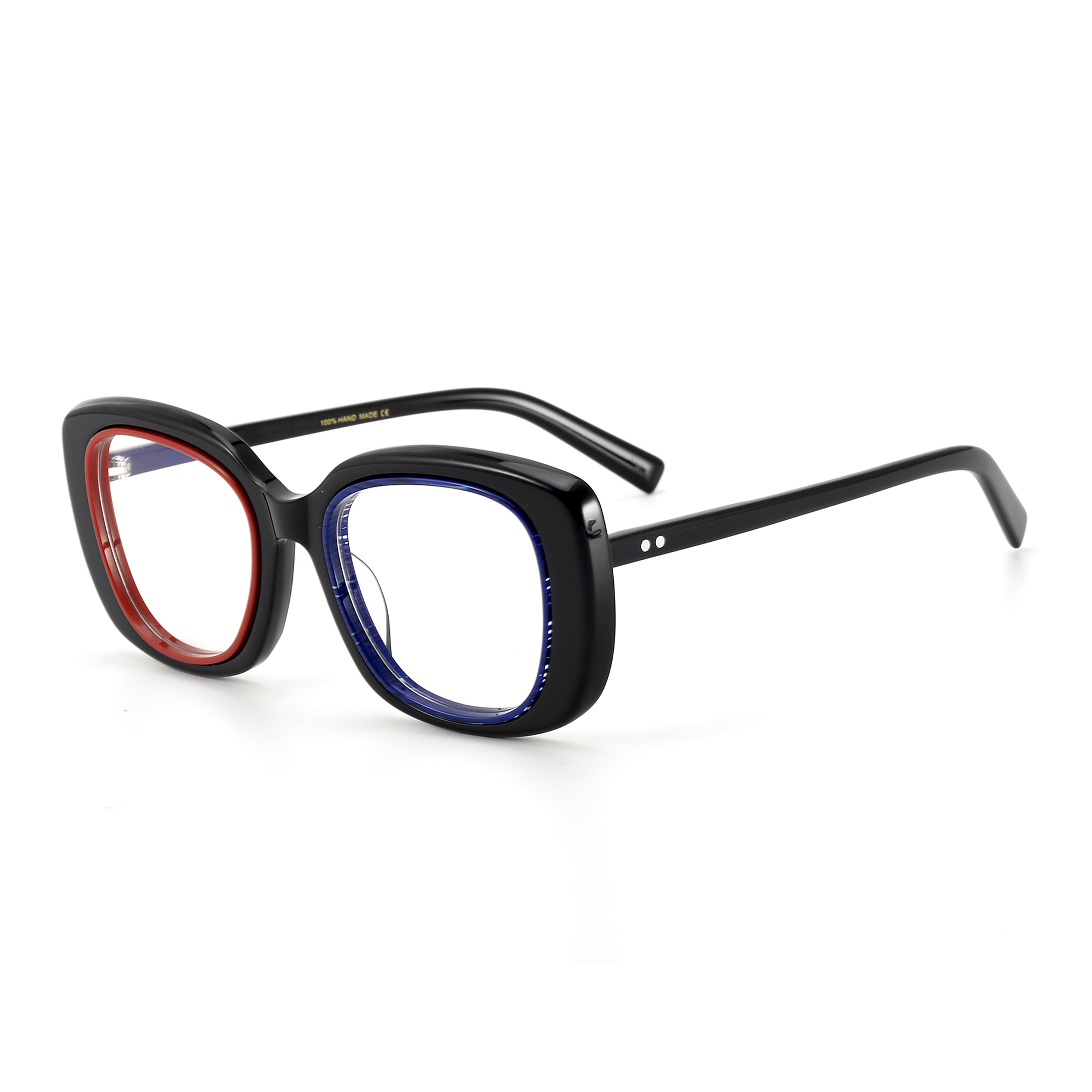 Oval Large Lamination Acetate Glasses