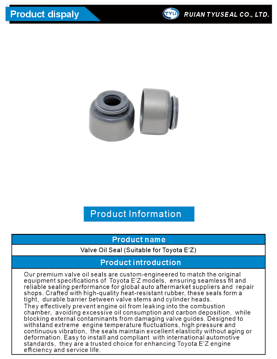 Oil Seal for Toyota E'Z Engine