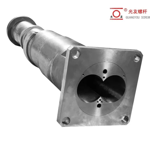 Nitriding ibabaw conical twin plastic bariles para sa profile extrusion