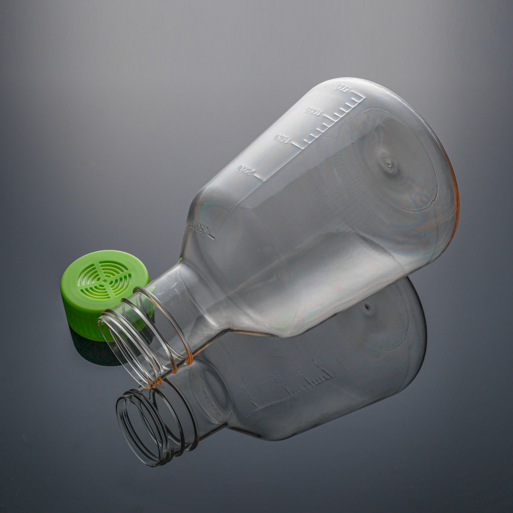 Plastic Erlenmeyer Flask with Screw Cap