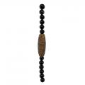 Craft Black Crackle Agate Beads για την κατασκευή κοσμημάτων