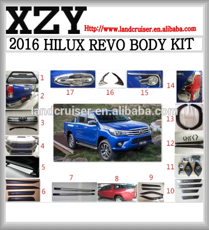 Different parts for 2016 Hilux revo