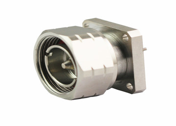 L29 DIN RF Connector 7/16 ชุบนิกเกิลแบบตรง