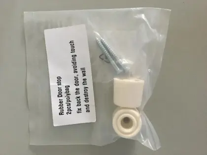 Door stopper settled on the door