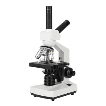 High-Power Monocular Biological Compound Microscope with LED Illumination (40X-2000X)