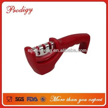 Good Quality Manual Red Kitchen Ceramic Knife Sharpener