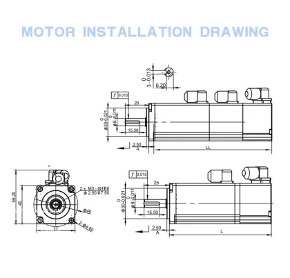 CE Certified 100W AC Servo Motor and Servo Drive