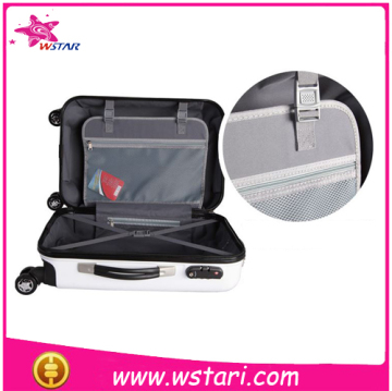 high quality PP trolley luggage