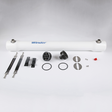 4040 4 Inch 1000PSI Winder Brand Side Port Reverse Osmosis Fiberglass Water Treatment FRP Pressure Vessel Membrane Housing: High-Pressure Water Filtration System