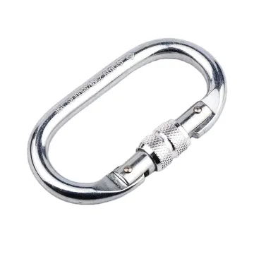 High-Quality 25kN Metal Oval Carabiner: The Ultimate Climbing Hook for Secure Connections