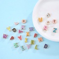 Aloy Metal Alphabet Letter Beads 52pcs