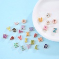 Alloy -Metall -Alphabet -Buchstabenperlen 52pcs