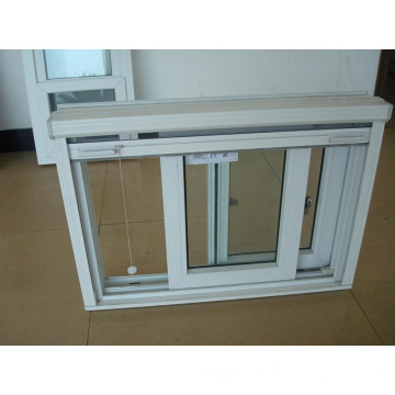 Warna Putih Frame Aluminium Geser Jendela Dengan Kelambu Bossgoo Com