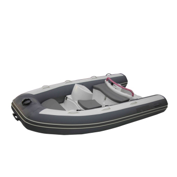 CE Certified Inflatable Fiberglass Hull Fishing Boat Rib300 with Console and Seat