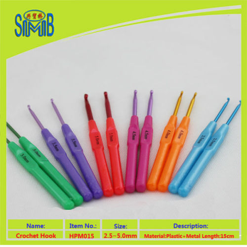 12 pieces colorful plastic hooks needle form Alibaba gold supplier