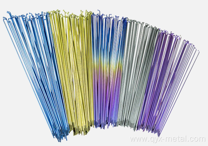 Colored Bicycle and Motorbike Titanium Spokes